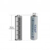 12V Ni-MH 3000mAh 2A recarregável - bateria AA -10 peças