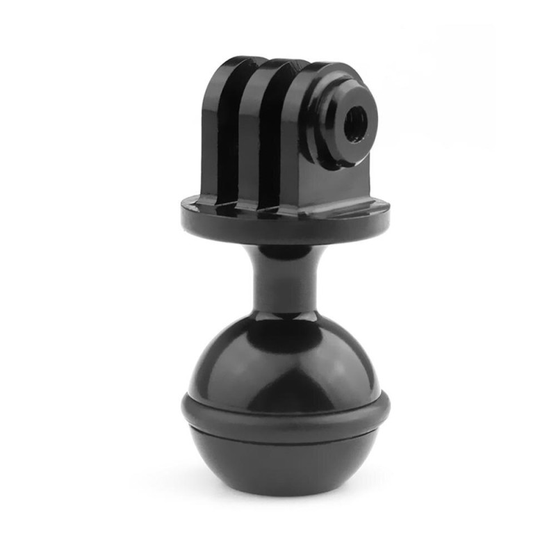 Cabeça esférica de 1 polegada - montagem em tripé - com orifício de parafuso de 3/8 - para Gopro Hero Yi SJCam