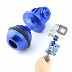 Cabeça esférica de 1 polegada - montagem em tripé - com orifício de parafuso de 3/8 - para Gopro Hero Yi SJCam