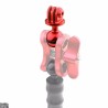 Cabeça esférica de 1 polegada - montagem em tripé - com orifício de parafuso de 3/8 - para Gopro Hero Yi SJCam