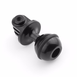 Cabeça esférica de 1 polegada - montagem em tripé - com orifício de parafuso de 3/8 - para Gopro Hero Yi SJCam