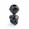 Cabeça esférica de 1 polegada - montagem em tripé - com orifício de parafuso de 3/8 - para Gopro Hero Yi SJCam