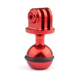 Cabeça esférica de 1 polegada - montagem em tripé - com orifício de parafuso de 3/8 - para Gopro Hero Yi SJCam