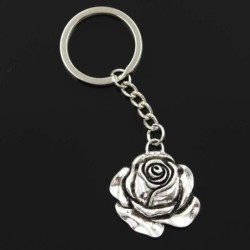 Vintage rose keychainKeyrings
