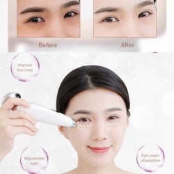 Massageador facial elétrico - rejuvenescimento da pele - lifting - remoção de rugas - mesoterapia - eletroporação - LED
