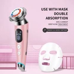 Massageador facial elétrico - rejuvenescimento da pele - lifting - remoção de rugas - mesoterapia - eletroporação - LED
