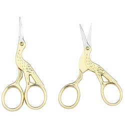 Tesoura de unhas de aço inoxidável - formato de cegonha