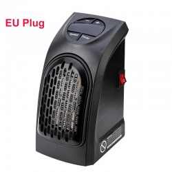 Mini aquecedor elétrico - ar quente - portátil - com tomada de parede