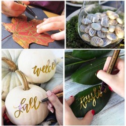 Metallic markers - permanent pens - 10 piecesPens & Pencils