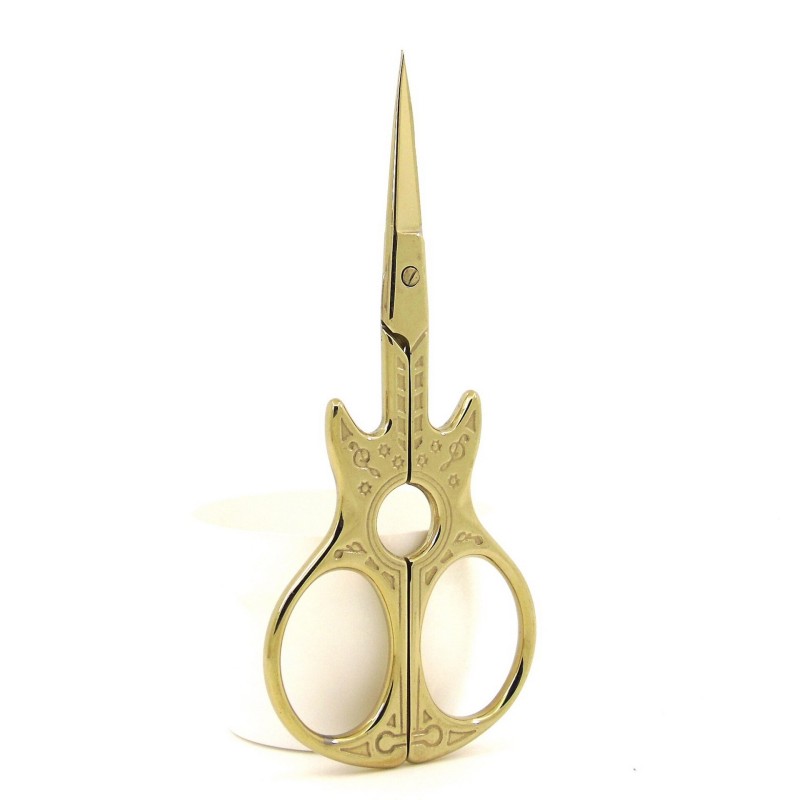 Tesoura de unhas de aço inoxidável - formato de guitarra