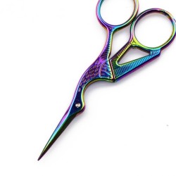 Tesoura de unhas camaleão - forma de guindaste - aço inoxidável