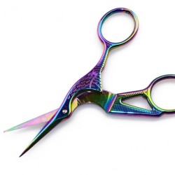 Tesoura de unhas camaleão - forma de guindaste - aço inoxidável