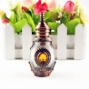 Frasco de perfume antigo - vidro fosco - cristal - com conta-gotas de vidro - 15 ml