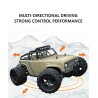 Caminhão off-road RC - controle remoto - bateria - faróis de LED - 4WD - 40km/h