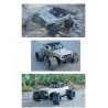 Caminhão off-road RC - controle remoto - bateria - faróis de LED - 4WD - 40km/h