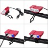3XT6 - 5V USB - luz de bicicleta LED - lâmpada frontal - à prova d'água