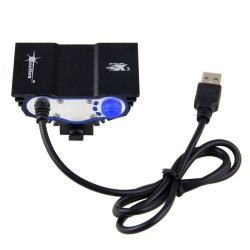 3XT6 - 5V USB - luz de bicicleta LED - lâmpada frontal - à prova d'água
