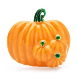Abóboras de Halloween - broche de esmalte