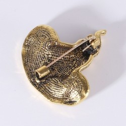 Chapéu de bruxa de metal - broche de Halloween