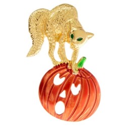 broche de gato/abóbora
