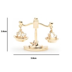 Constelação de Libra - broche de metal
