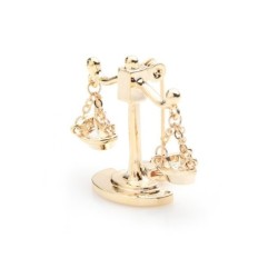 Constelação de Libra - broche de metal