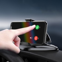 Universal car phone holder - dashboard stand - rotatable - sticky baseHolders