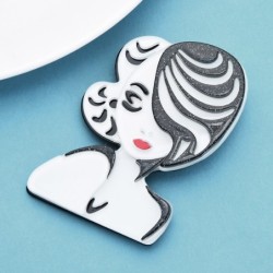 Acrylic Monroe broochBrooches