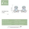 Sloth with opal heart - 925 sterling silver earringsEarrings