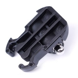 Fivela de liberação rápida - montagem plana - adaptador - para GoPro Hero 4 3 Xiaomi Yi SJCAM - 3 peças