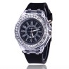GENEVA - Quartz watch - crystals - silicone strap - with LED lightWatches