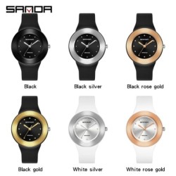 SANDA - relógio feminino luxuoso - Quartzo - à prova d'água