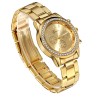 GENEVA - relógio luxuoso em aço inoxidável - com strass / pulseira