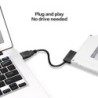 USB 2.0 - 3.0 para mini Sata II 7+6 13Pin - adaptador - cabo - para laptop CD/DVD ROM Slimline Drive