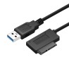 USB 2.0 - 3.0 para mini Sata II 7+6 13Pin - adaptador - cabo - para laptop CD/DVD ROM Slimline Drive