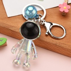 Acrylic transparent robot spaceman / ball - keychainKeyrings