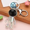 Acrylic transparent robot spaceman / ball - keychainKeyrings