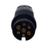 Adaptador de soquete de 7 a 13 pinos - conector de fiação de reboque - à prova d'água - 12V