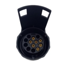 Adaptador de soquete de 7 a 13 pinos - conector de fiação de reboque - à prova d'água - 12V