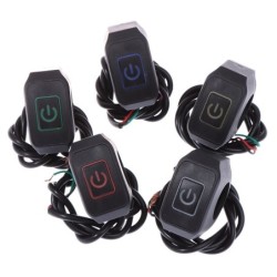 22mm 7/8'' - motorcycle handlebar switch - momentary control switch - with LED light - waterproofSwitches