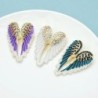 broche de asas de anjo de cristal