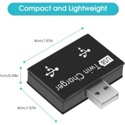 USB 2.0 to 2 port charger - HUB adapterHubs
