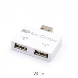 USB 2.0 to 2 port charger - HUB adapterHubs