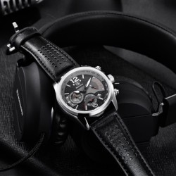 BENYAR - relógio Quartz esportivo - à prova d'água - pulseira de couro