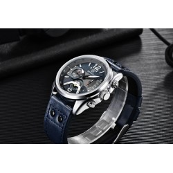BENYAR - relógio Quartz esportivo - à prova d'água - pulseira de couro