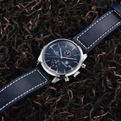 BENYAR - relógio Quartz esportivo - 100m à prova d'água - pulseira de couro