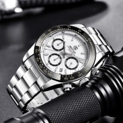 BENYAR - sports stainless steel watch - chronograph - Quartz - waterproofWatches