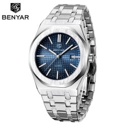 BENYAR - luxury stainless steel watch - Quartz - waterproofWatches