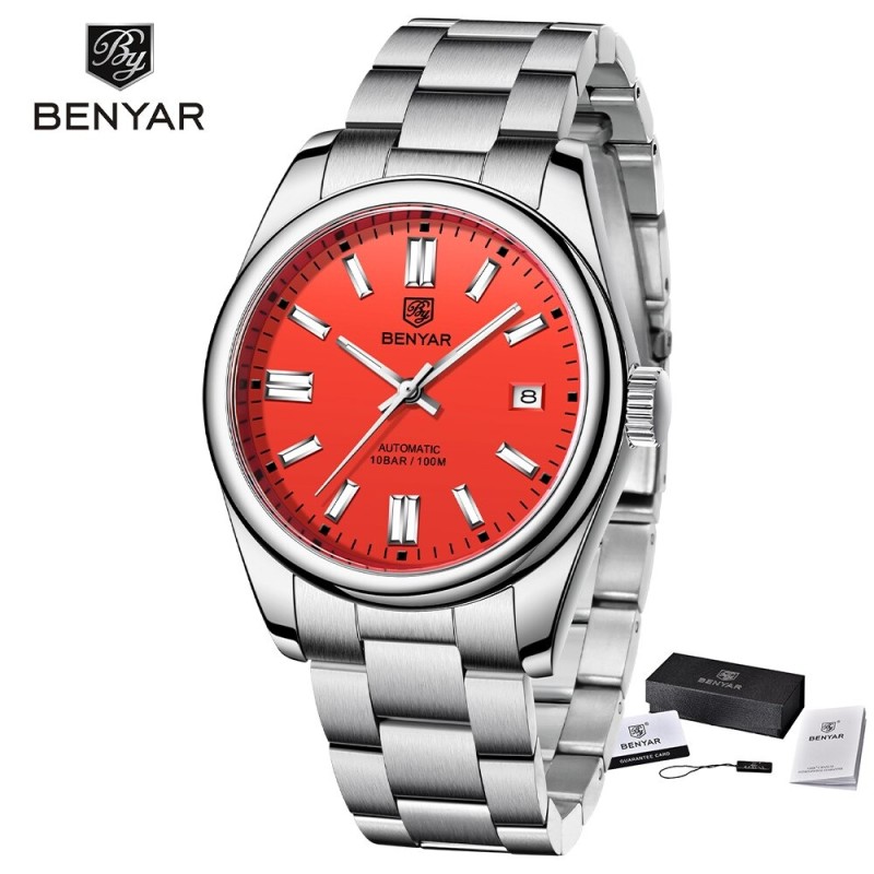 BENYAR - automatic sports watch - stainless steel - waterproofWatches