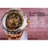 Mechanical sport watch - skeleton dial design - stainless steelWatches
